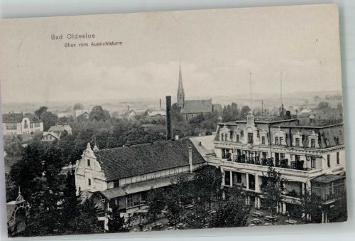 23843 W2060 Bad Oldesloe 1916 - Kurhaus mit Peter-Paul-Kirche Verlag Julius Simonsen No. 7376