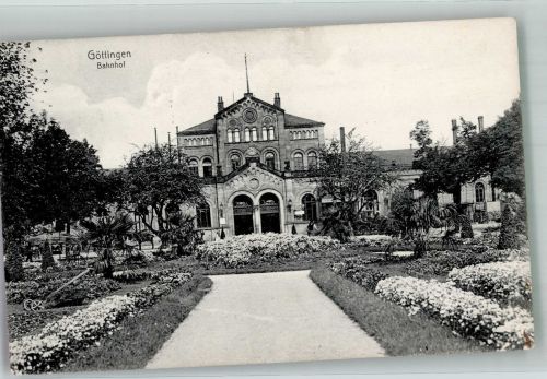 37073 W3400 Göttingen , Niedersachs 1909 - Parkanlagen am Hauptbahnhof