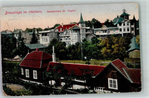 38700 W3389 Braunlage 1916 - Sanatorium Dr. Vogler Feldpost WK I