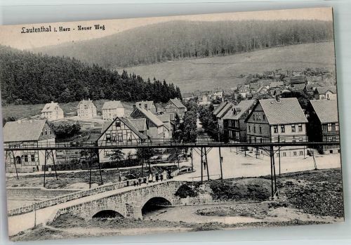 38685 W3394 Lautenthal - Panorama des Ortes mit Neuem Weg Verlag Stengel & Co.