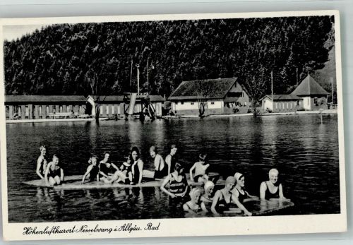 87484 W8964 Nesselwang Foto AK Schwimmbad