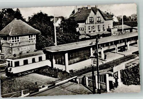 50389 W5047 Wesseling , Rheinl Foto AK Bahnhof