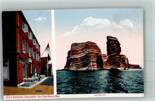 27498 W2192 Helgoland - Nordspitze Hotel Gasthaus Helgolandia