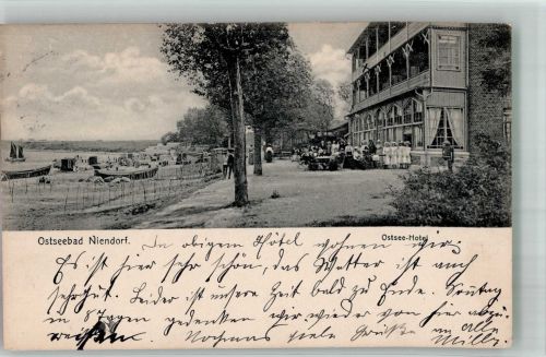 23669 W2408 Niendorf , Ostsee 1907 - Ostsee Hotell