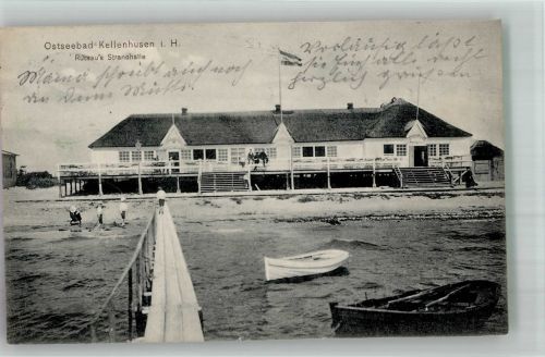 23746 W2436 Kellenhusen Ostsee 1908 - Russau`s Strandhalle