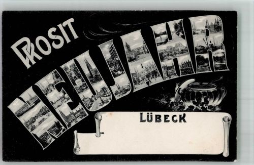 23552 W2400 Lübeck 1909 - Neujahr