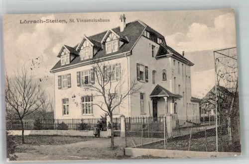 79539 W7850 Stetten 1915 - St. Vinzenziushaus Vereins Lazarett v. Roten Kreuz