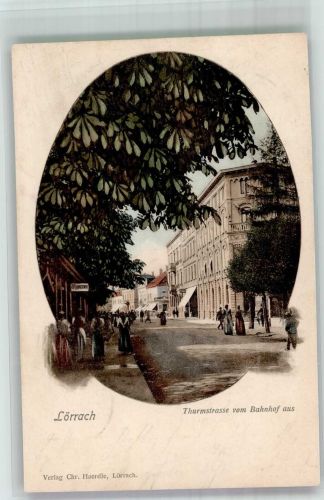 79539 W7850 Lörrach 1901 Passepartout Thurmstrasse