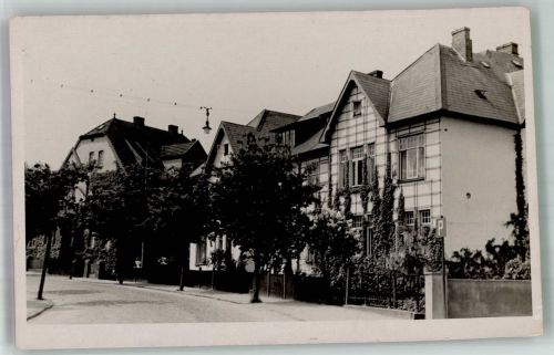 23758 W2440 Oldenburg in Holstein Privatfoto AK Strasse in Oldenburg Villen Ort lt. Verlag