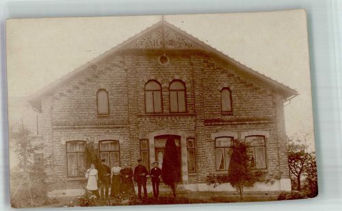 25551 W2214 Ridders Privatfoto AK Wohnhaus Bewohner Ort handschriftlich