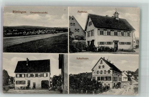 73312 W7340 Wittingen , Württ - Rathaus Schule