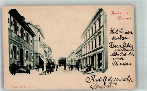 79539 W7850 Lörrach 1910 - Lörracher Ortsstrasse