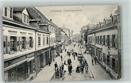 79539 W7850 Lörrach 1909 - Thumringerstrasse