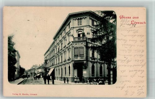 79539 W7850 Lörrach 1899 - Strassenbild