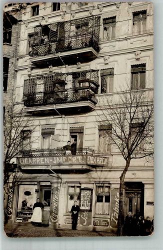10115 W1000 Rixdorf Gebrauchsspuren Wohn- und Geschäftshaus Tabakwaren Kaufmann Andreas Ort handschriftlich Foto AK