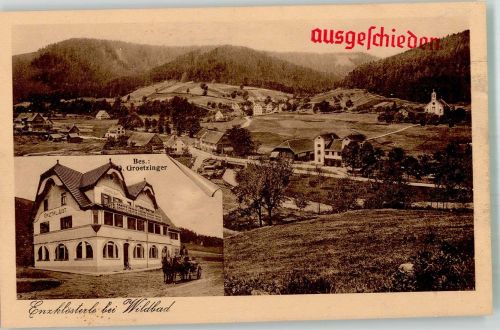 75337 W7546 Enzklösterle Gebrauchsspuren Gasthaus Enztallust