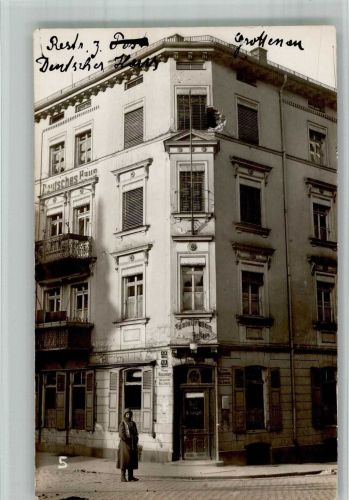 W8900 Augsburg , Bay Revolution 1919 Gasthaus zum Deutschen Haus Foto AK Ort handschriftlich Revolution 1919 BOAKC