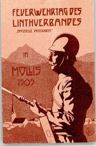 Mollis Feuerwehrtag des Linthuerbandes Feuerwehr 1909 BOAKC