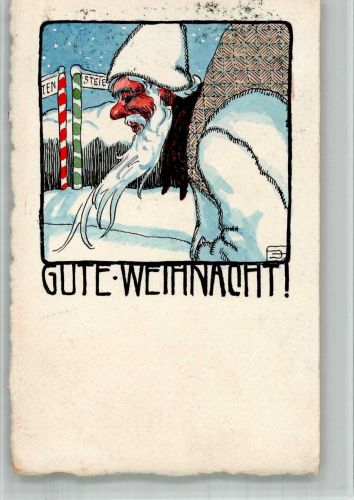handgemalt Weihnachtsmann BOAKC