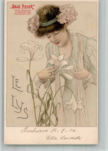 Schokolade Gala Peter Le Lys Jugendstil BOAKC
