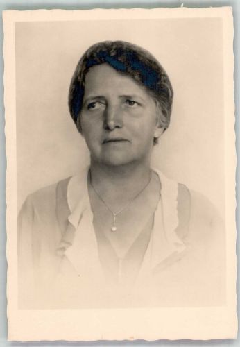 Portrait von Dr. Mathilde Ludendorff Fotograf Berger Ludendorff Foto AK