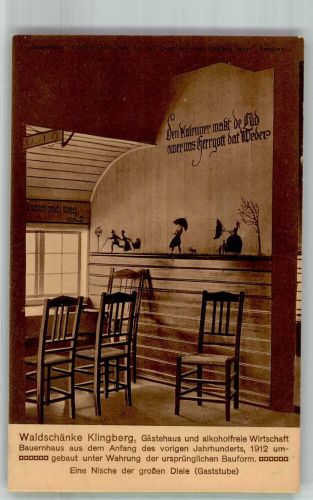 23629 W2401 Gleschendorf Foto AK Gasthaus Waldschänke Klingberg