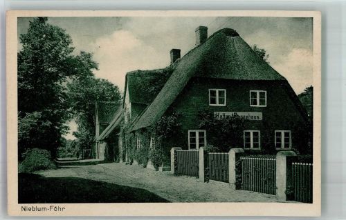 25938 W2270 Nieblum 1931 Foto AK Insel Föhr Cafe