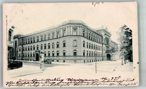 10115 W1000 Charlottenburg 1902 Foto AK Litfaßsäule Generalstabsgebäude Ort lt. Stempel