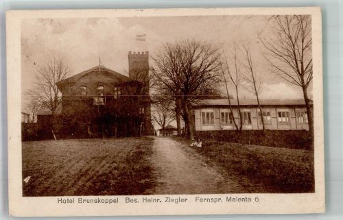 23714 W2423 Bad Malente-Gremsmühlen 1921 Foto AK Hotel Brunskoppel
