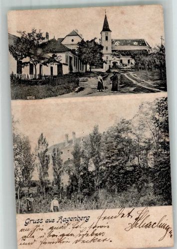 2133 Hagenberg Foto AK Gruss aus