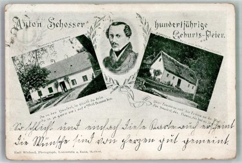 4460 Losenstein Foto AK 100 jähriger GeburtstagAnton Schosser