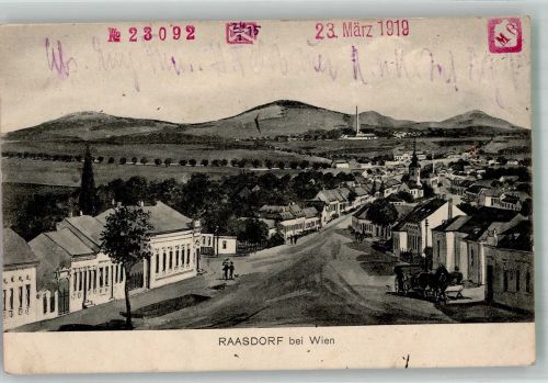 2281 Raasdorf 1919 Foto AK Feldpost WK I