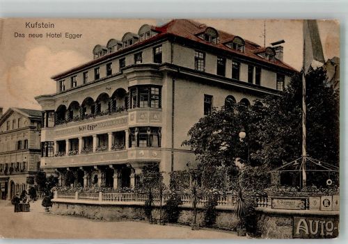 6330 Kufstein 1921 Foto AK Hotel Egger