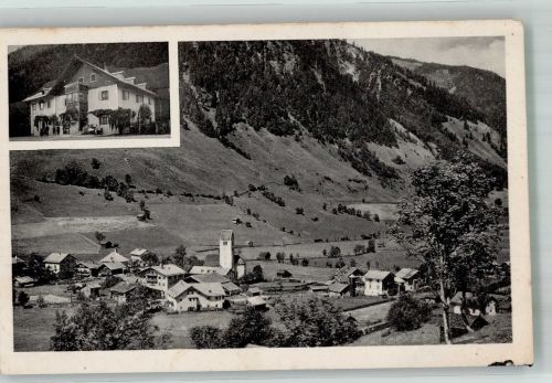 5672 Ferleiten Zeller-Fusch Foto AK Dorf Fusch Pension Handlung