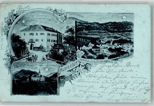 5620 Schwarzach im Pongau 1898 Mondschein Gasthaus Egger Schermberg