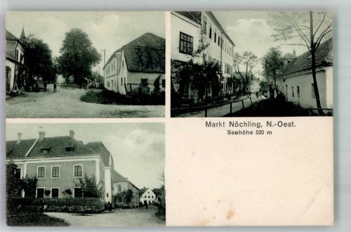 3691 Nöchling 1926 Foto AK Markt Nöchling