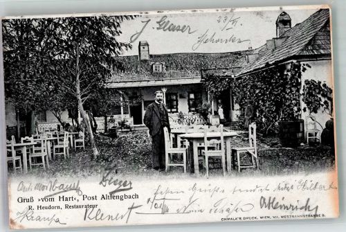 3033 Altlengbach 1901 Foto AK Gasthaus Hart