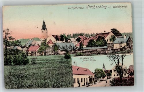 3631 Kirchschlag Foto AK Wallfahrtsort Kirche Handlung Gapp