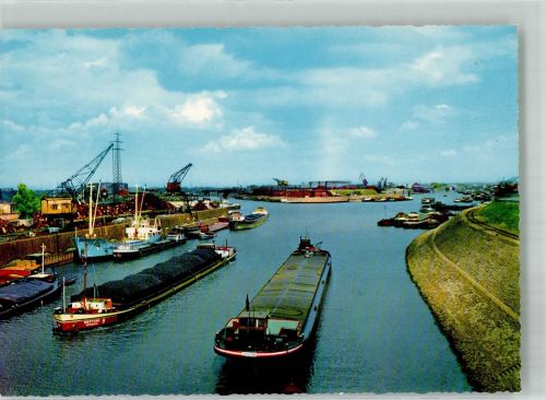 47051 W4100 Duisburg Foto AK Kaiser- Hafen