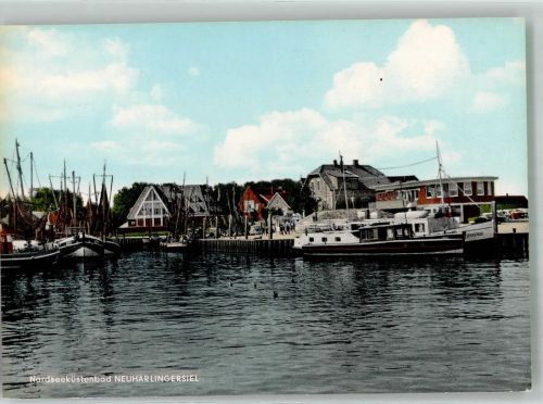 26427 W2943 Neuharlingersiel Foto AK Hafen