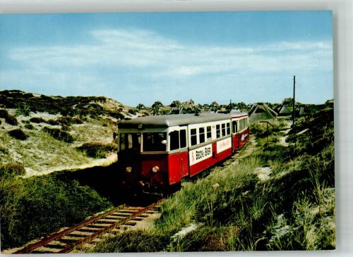 25992 W2282 List , Sylt Foto AK Eisenbahn Inselbahn Sylt