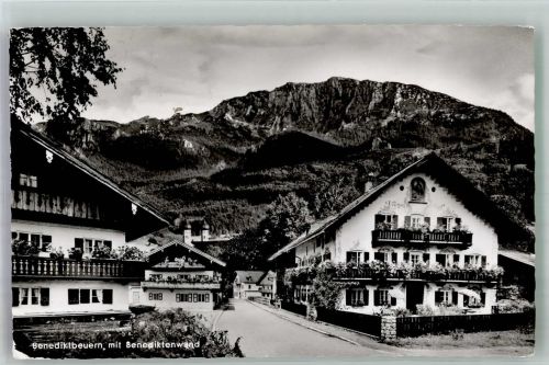 83671 W8174 Benediktbeuern 1956 Foto AK Benediktinerwand