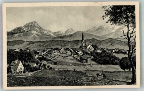 83607 W8150 Holzkirchen , Oberbay Foto AK Wendelstein