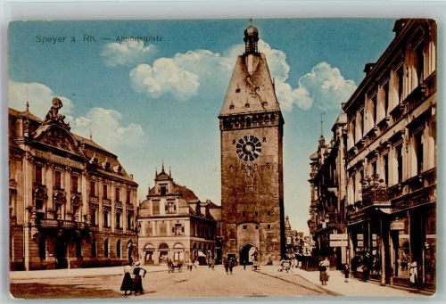 67346 W6720 Speyer Foto AK Altpörtelplatz