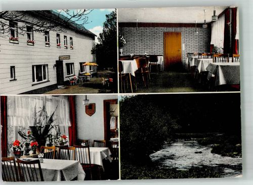54552 W5569 Tettscheid Foto AK Pension Haus Sonnenschein