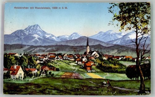 83607 W8150 Holzkirchen , Oberbay 1937 Foto AK Wendelstein