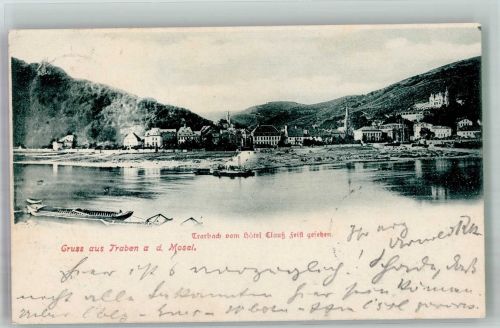 56841 W5580 Traben 1899 Foto AK Mosel