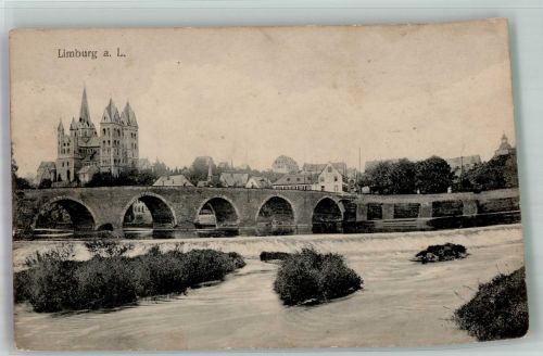 65549 W6250 Limburg a d Lahn 1916 Foto AK Kirche Dom Feldpost WK I