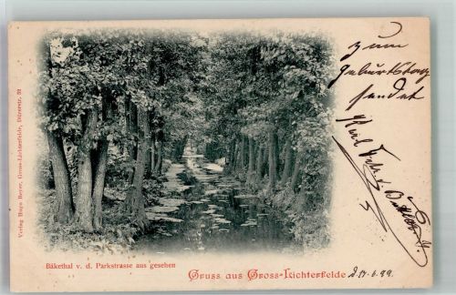 14532 O1532 Kleinmachnow 1899 Foto AK Bäketal Gross Lichtefelde Anhalt