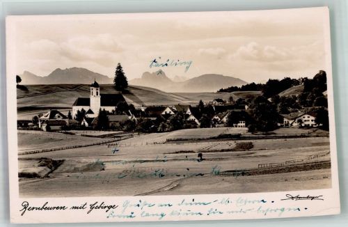 86975 W8926 Bernbeuren 1941 Foto AK Kirche